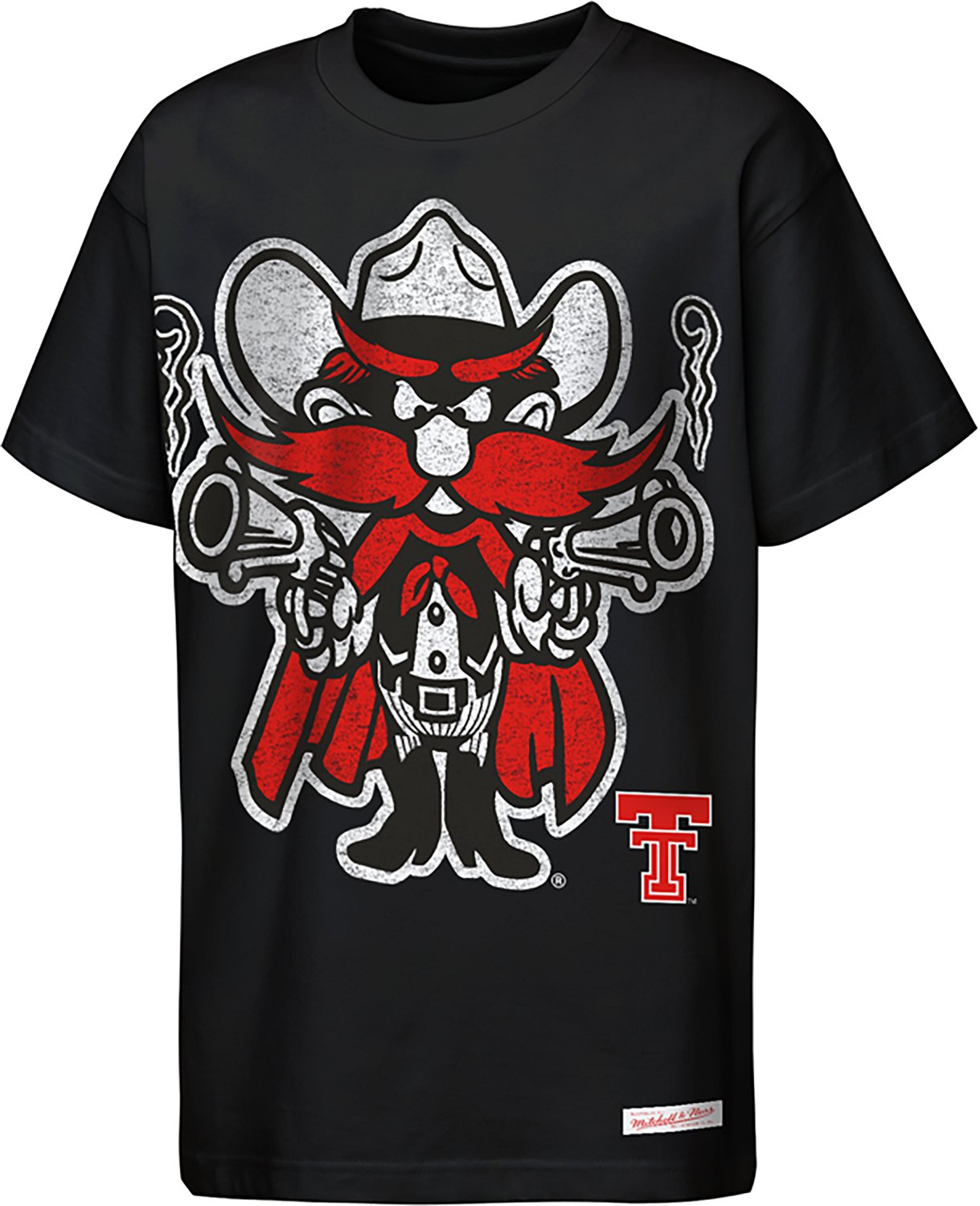 Mitchell & Ness Boys' Texas Tech University Big Face Mascot Graphic T-shirt
