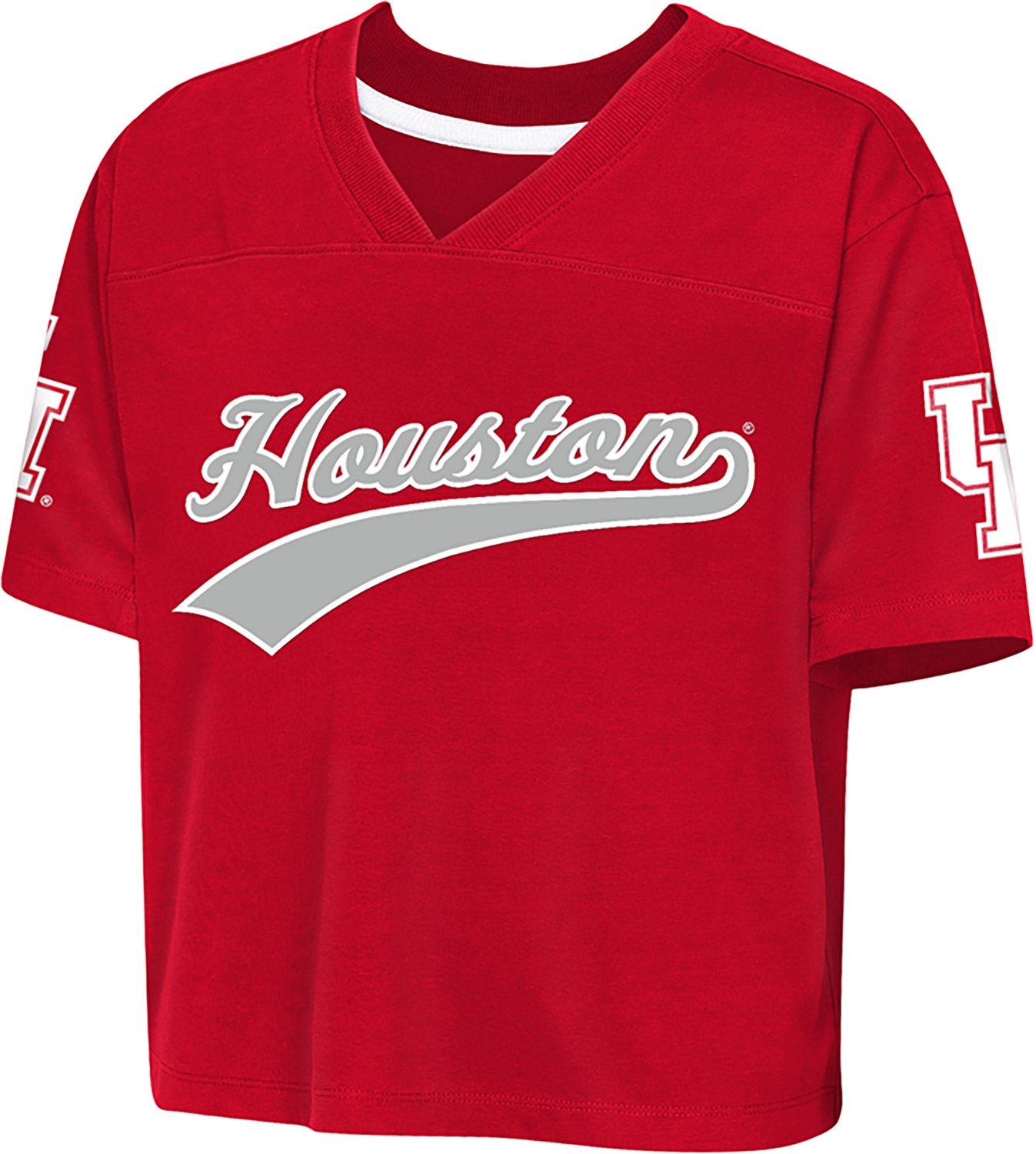 Outerstuff Girls' University of Houston Cropped Football Top