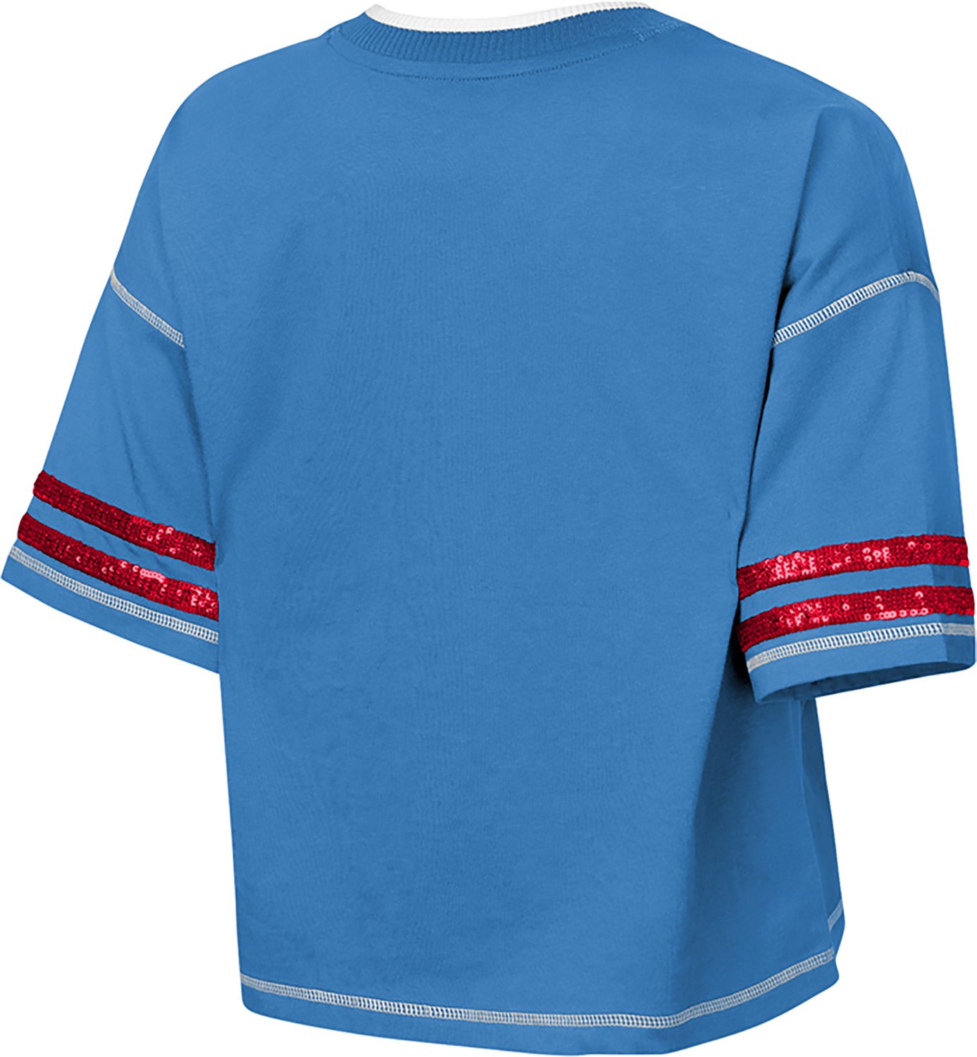 Outerstuff Girls' Tennessee Titans Toe Tap V-neck Graphic T-shirt - view number 2