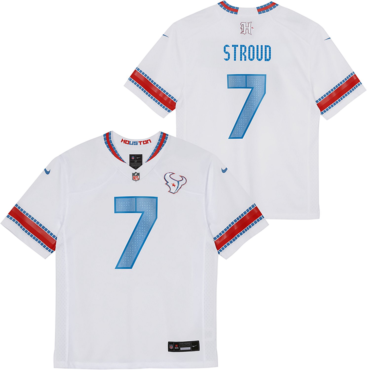 Nike Boys' Houston Texans C. J. Stroud #7 Rivalry Jersey - view number 3