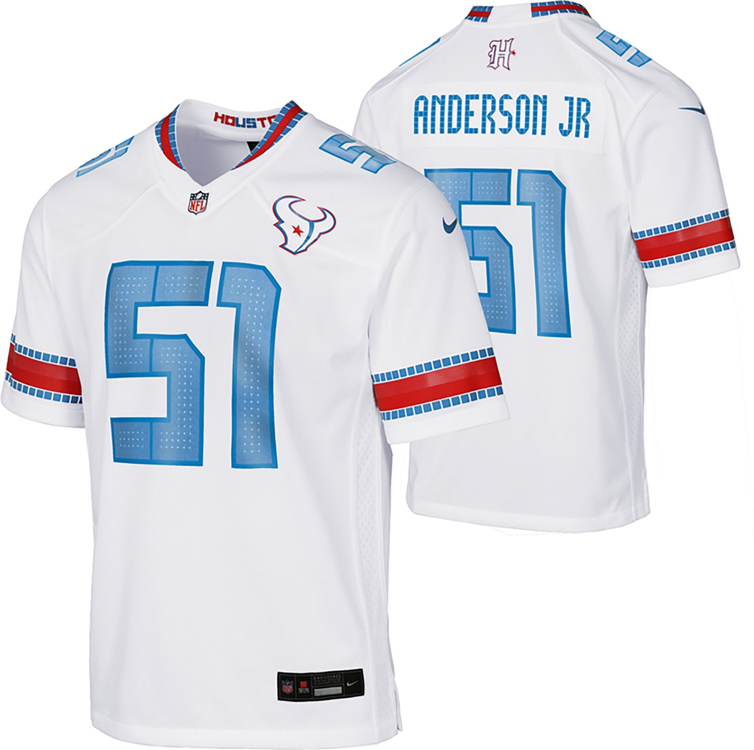 Nike Boys' Houston Texans Will Anderson Jr #51 Rivalry Jersey - view number 3