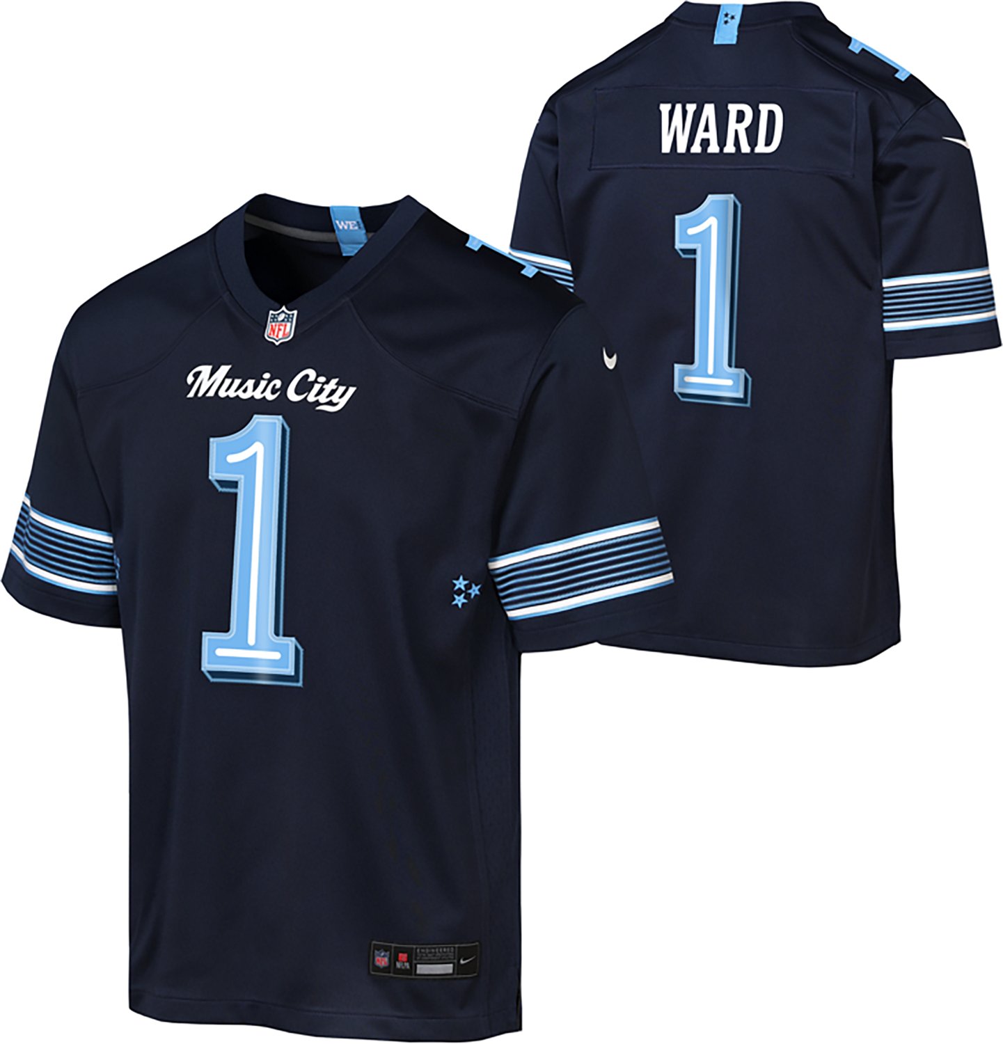 Nike Youth Tennessee Titans Cam Ward Rivalry Game Jersey - view number 3