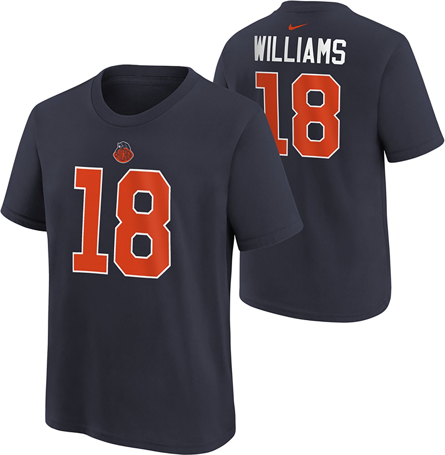 Nike Boys' Chicago Bears Caleb Williams Rivalry Name and Number T-Shirt - view number 3