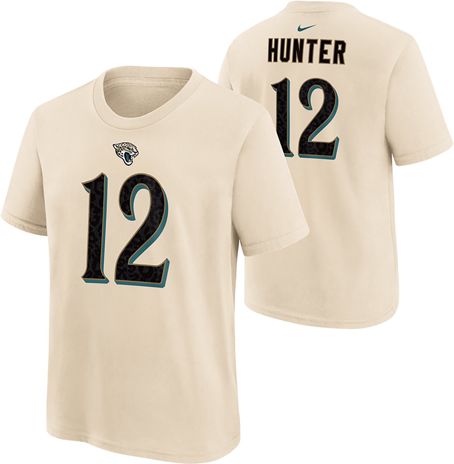 Nike Boys' Jacksonville Jaguars Travis Hunter Rivalry Name and Number T-Shirt - view number 3