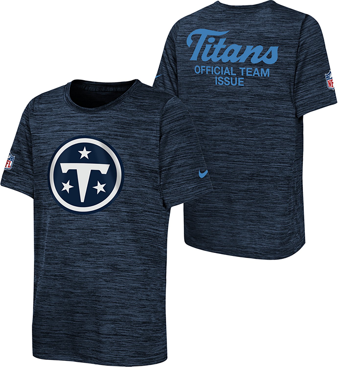 Nike Boys' Tennessee Titans Rivalry Velocity T-Shirt - view number 3