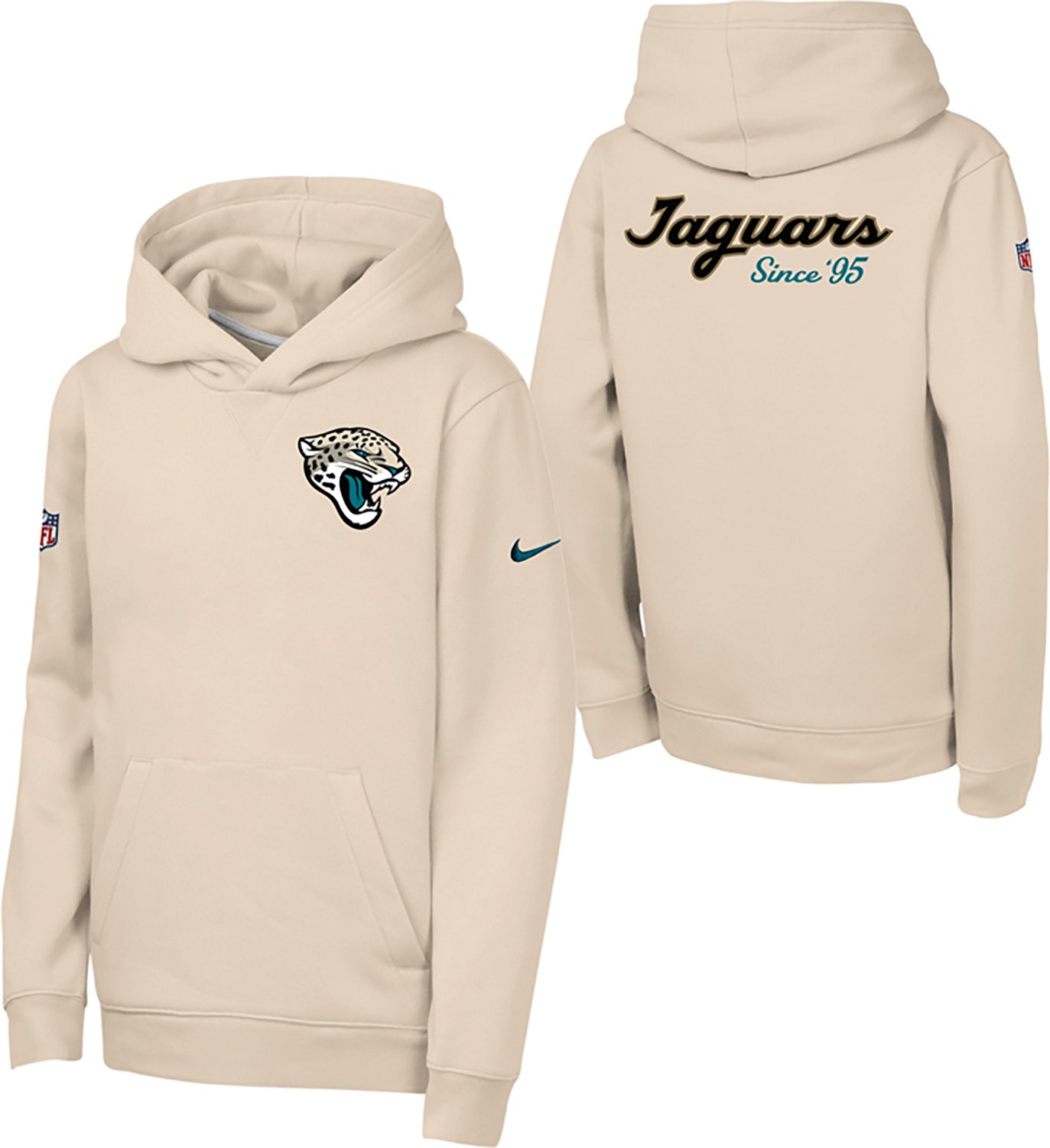 Nike Boys' Jacksonville Jaguars Rivalry Pullover Hoodie - view number 3