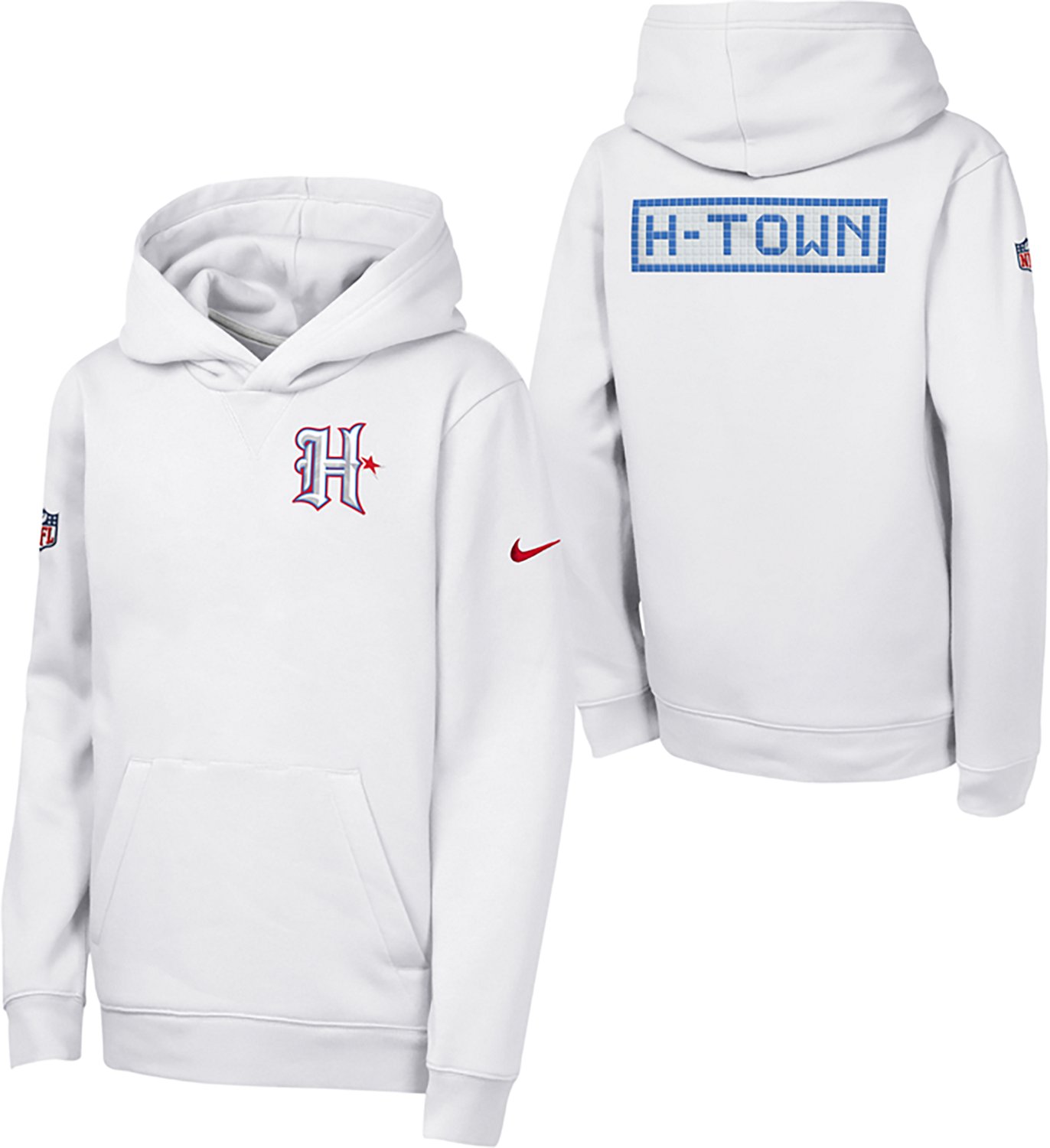 Nike Boys' Houston Texans Rivalry Pullover Hoodie - view number 3