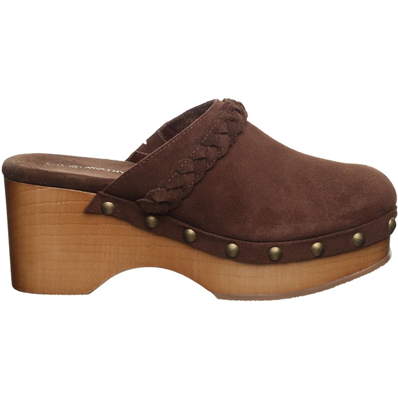Bearpaw Women's Cossette Slip-On Clogs - Chicory