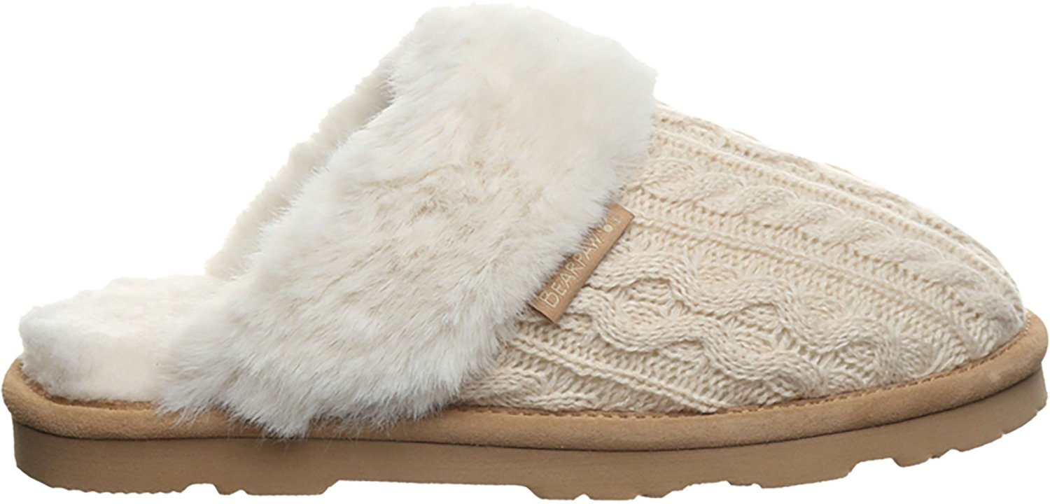 Bearpaw Women’s Rumie Cable Knit Slippers