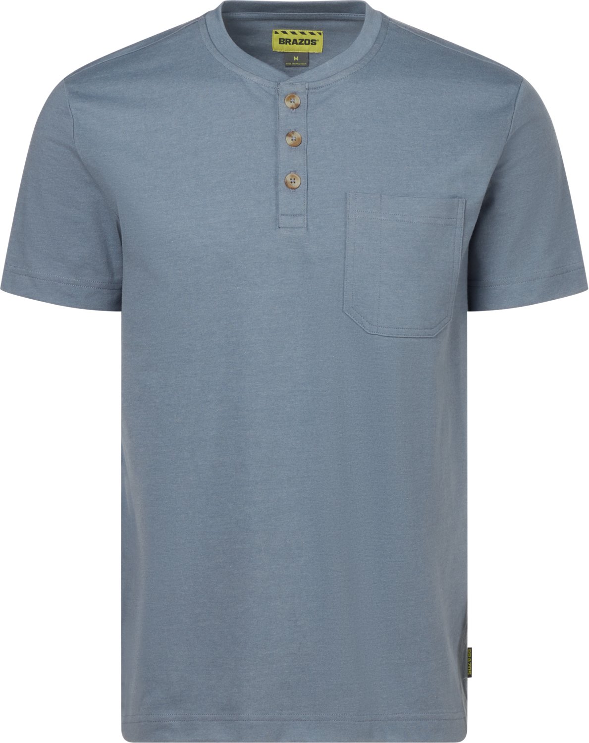 Brazos Men's Contractor Short Sleeve Henley Shirt