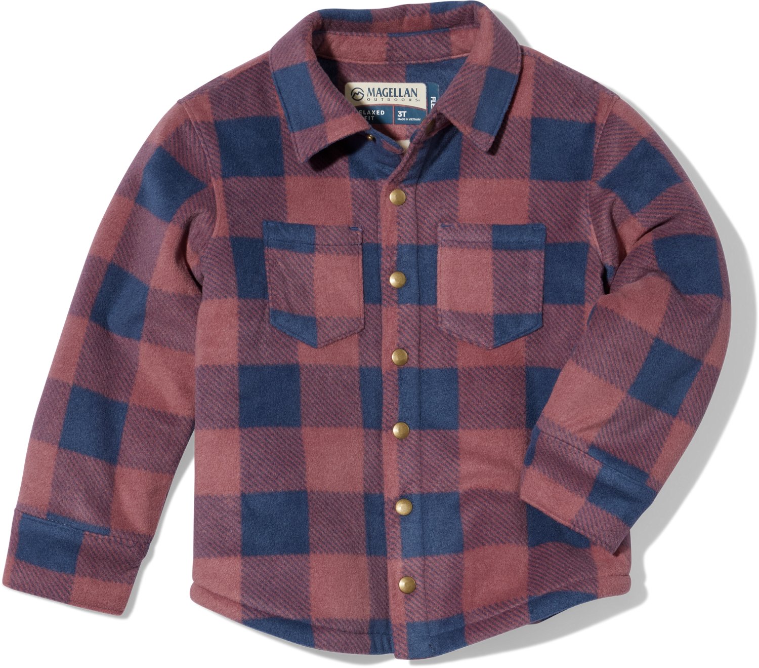 Magellan Outdoors Boys' Campfire Printed Fleece Jacket
