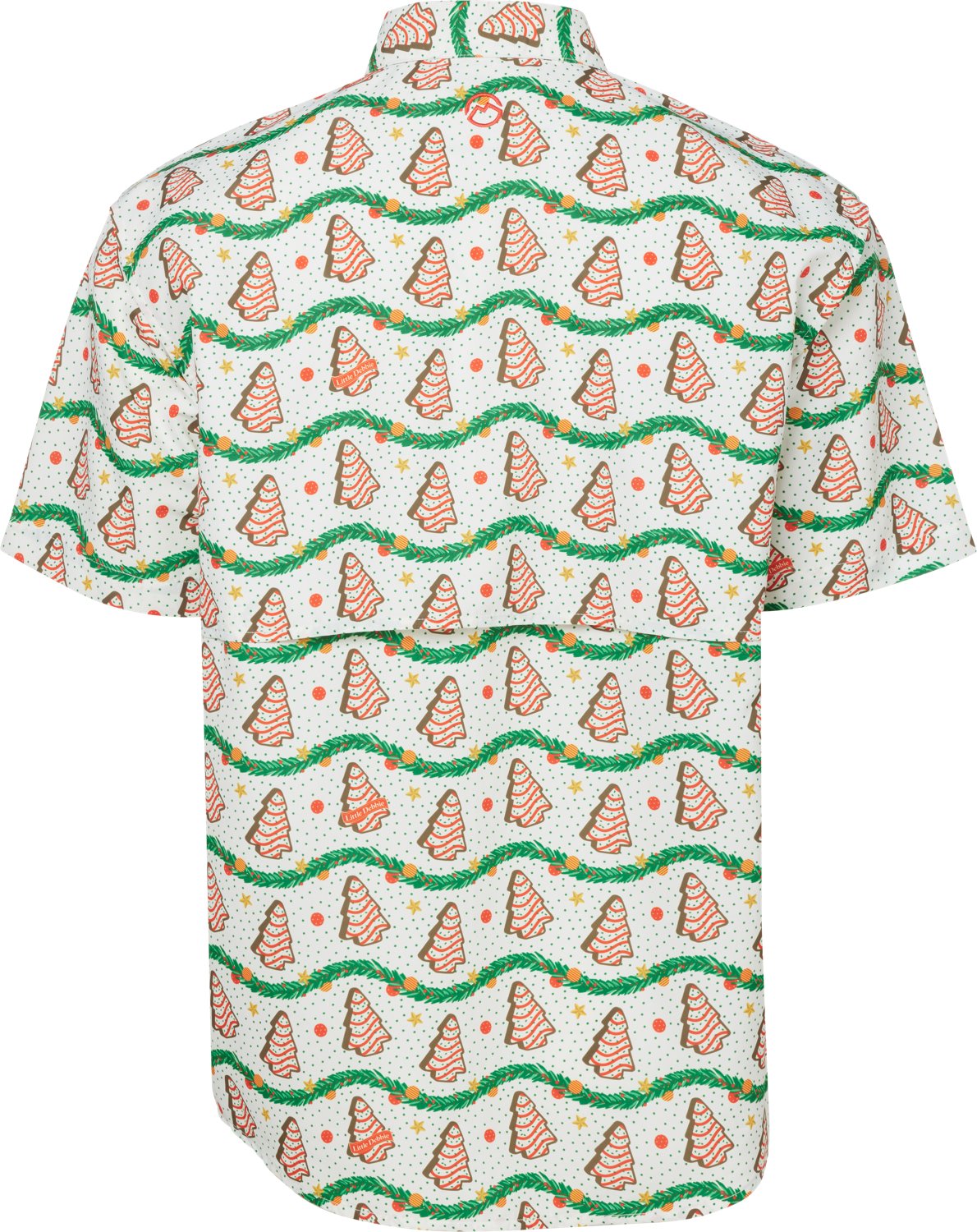 Magellan Outdoors Men's Laguna Madre Holiday Tree Cakes Short Sleeve Fishing Shirt - view number 2