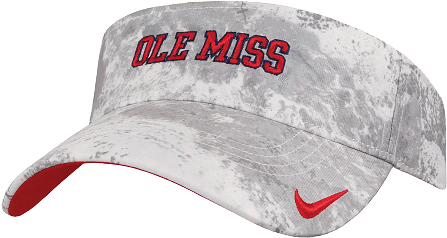 Nike Adults' Ole Miss School Block Real Tree XM Ace Visor