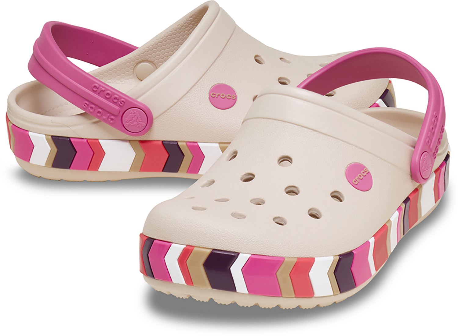 Crocs Kids' Crocband Chevron Band Clog - view number 3