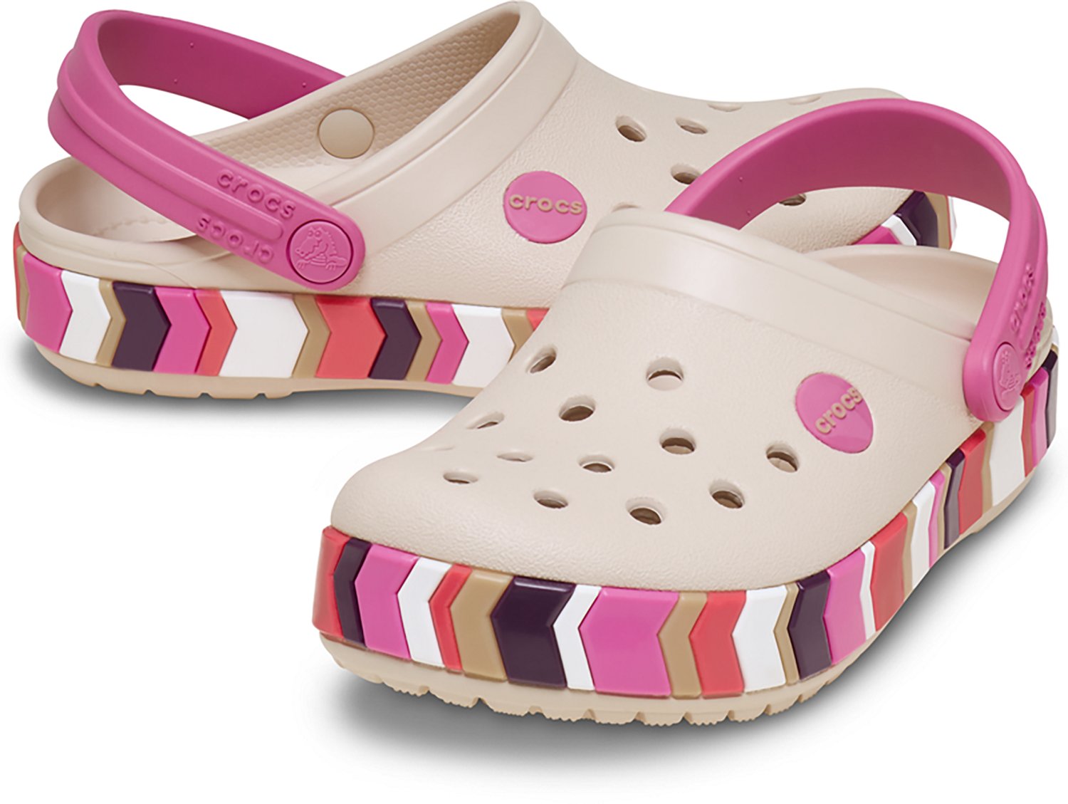 Crocs Toddlers' Crocband Chevron Band Clog - view number 3