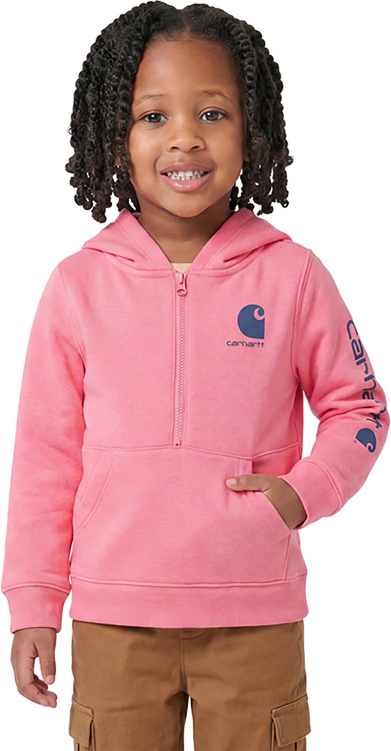 Carhartt Infant Girls' Long Sleeve 1/2 Zip Sweatshirt