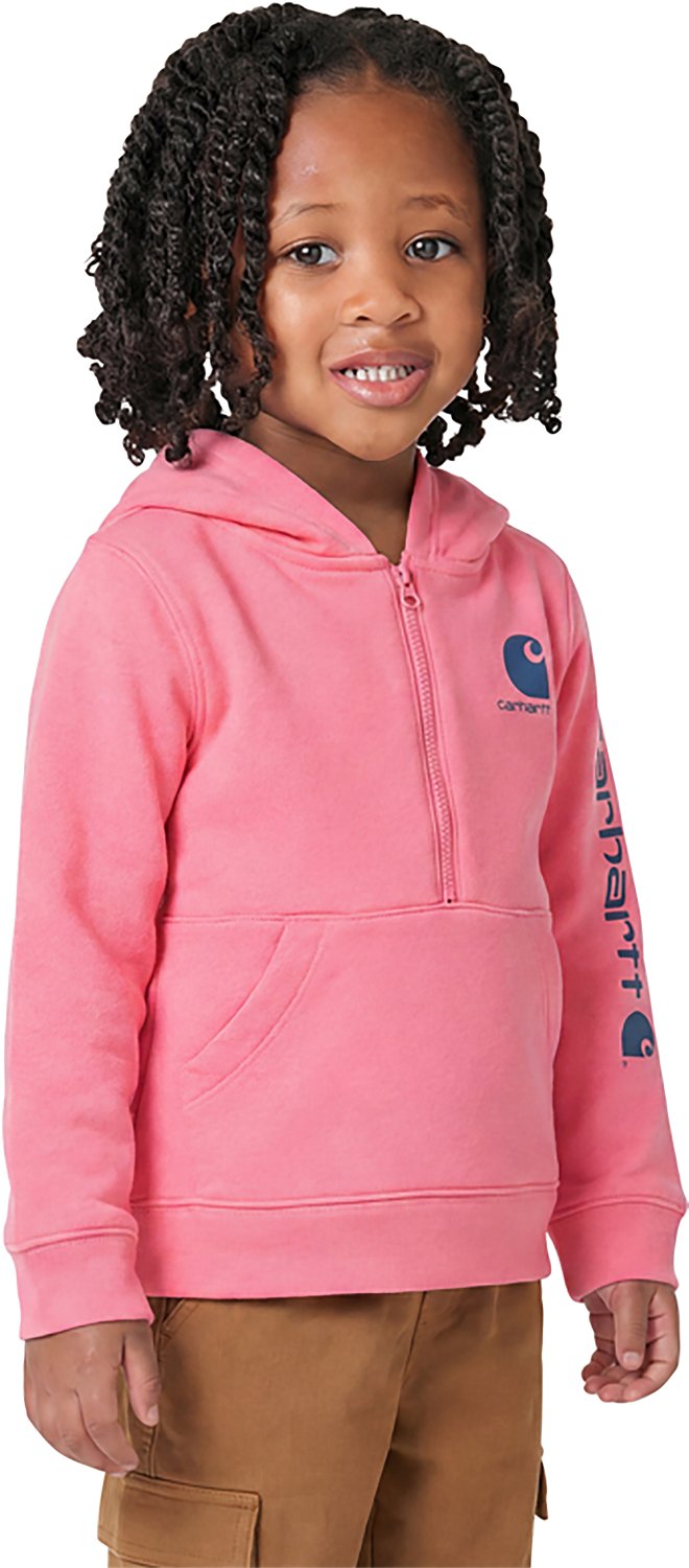 Carhartt Infant Girls' Long Sleeve 1/2 Zip Sweatshirt - view number 3