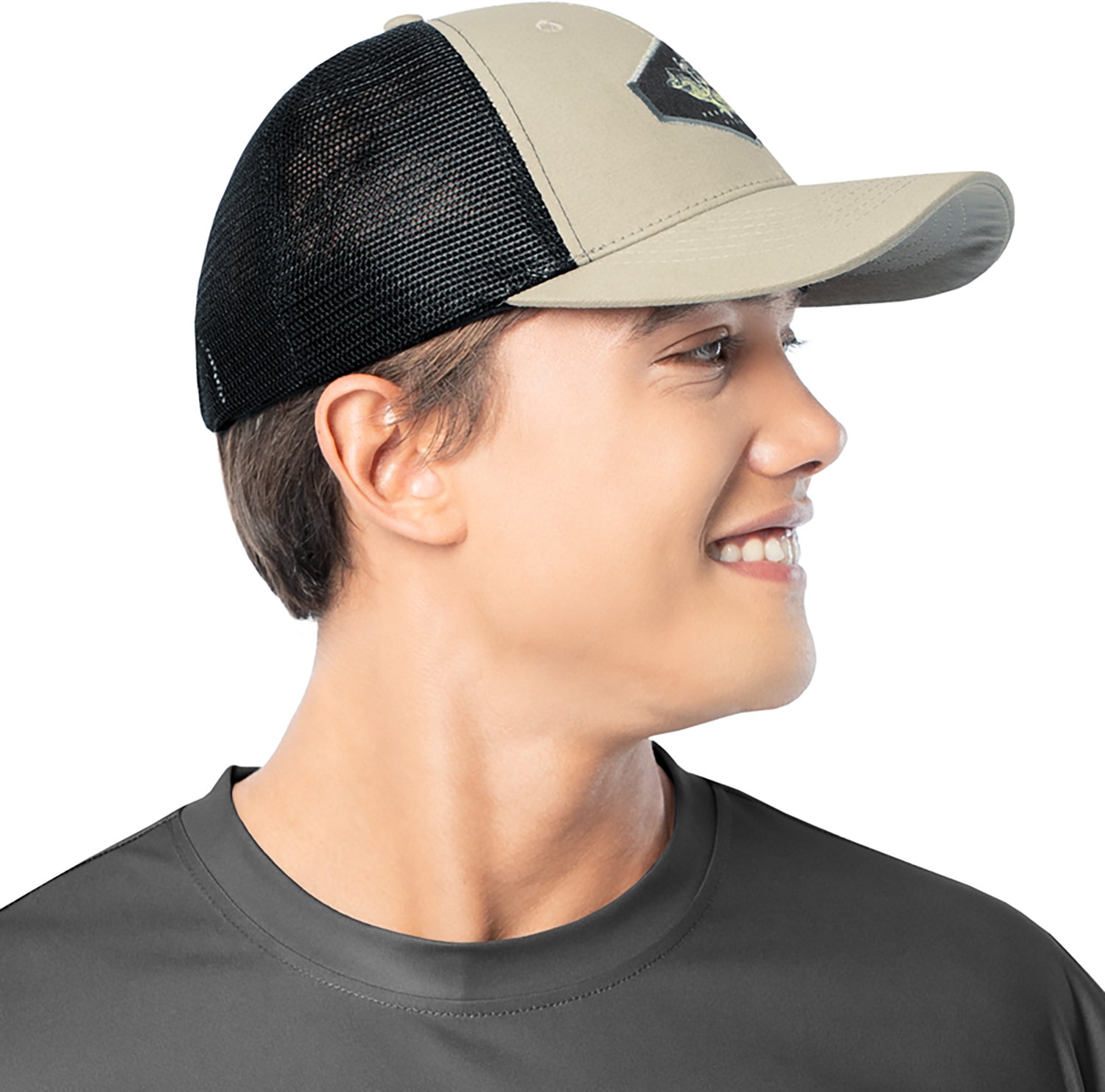 Guy Harvey Adults’ Bass Patch Trucker Hat - view number 2