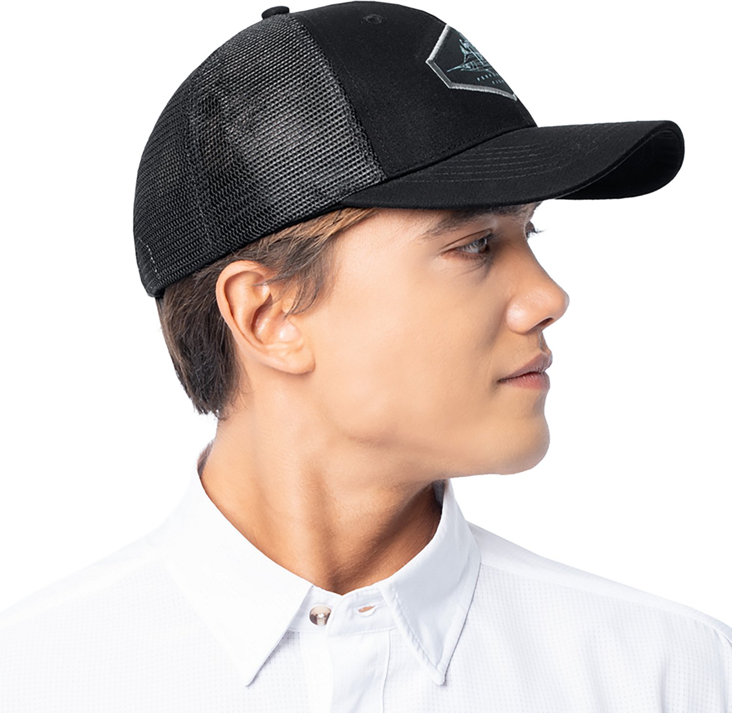 Guy Harvey Adults’ Marlin Patch Trucker Hat - view number 2