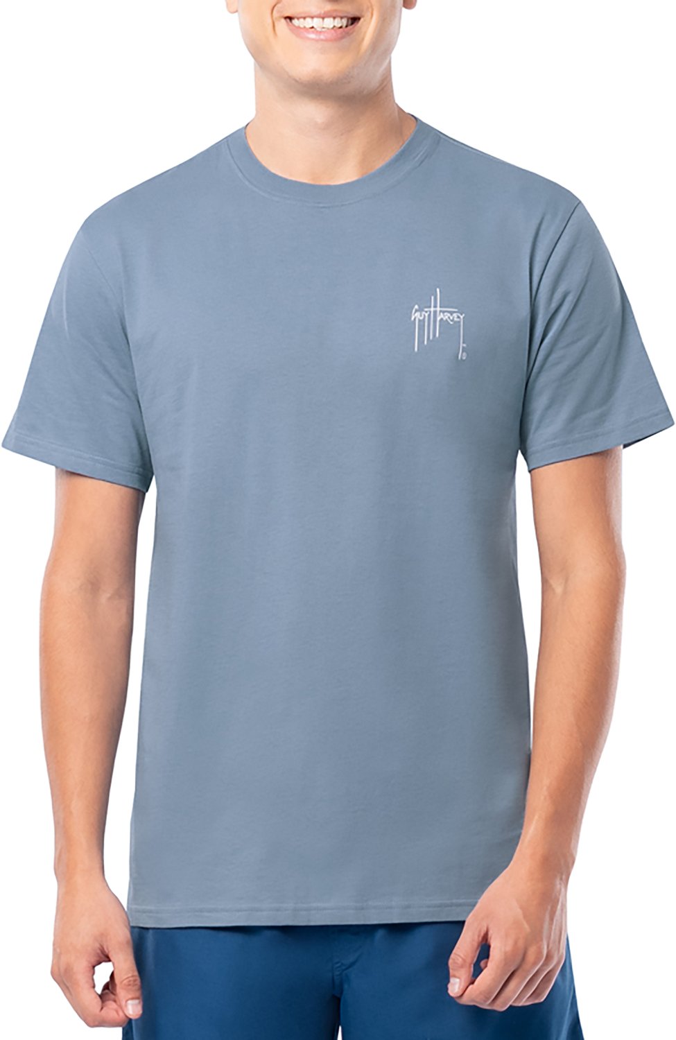 Guy Harvey Men’s Harborlite Seafood Supply GFX T-shirt