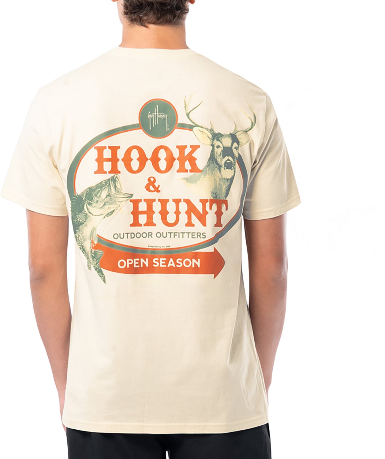 Guy Harvey Men’s Harborlite Hook & Hunt GFX T-shirt - view number 2