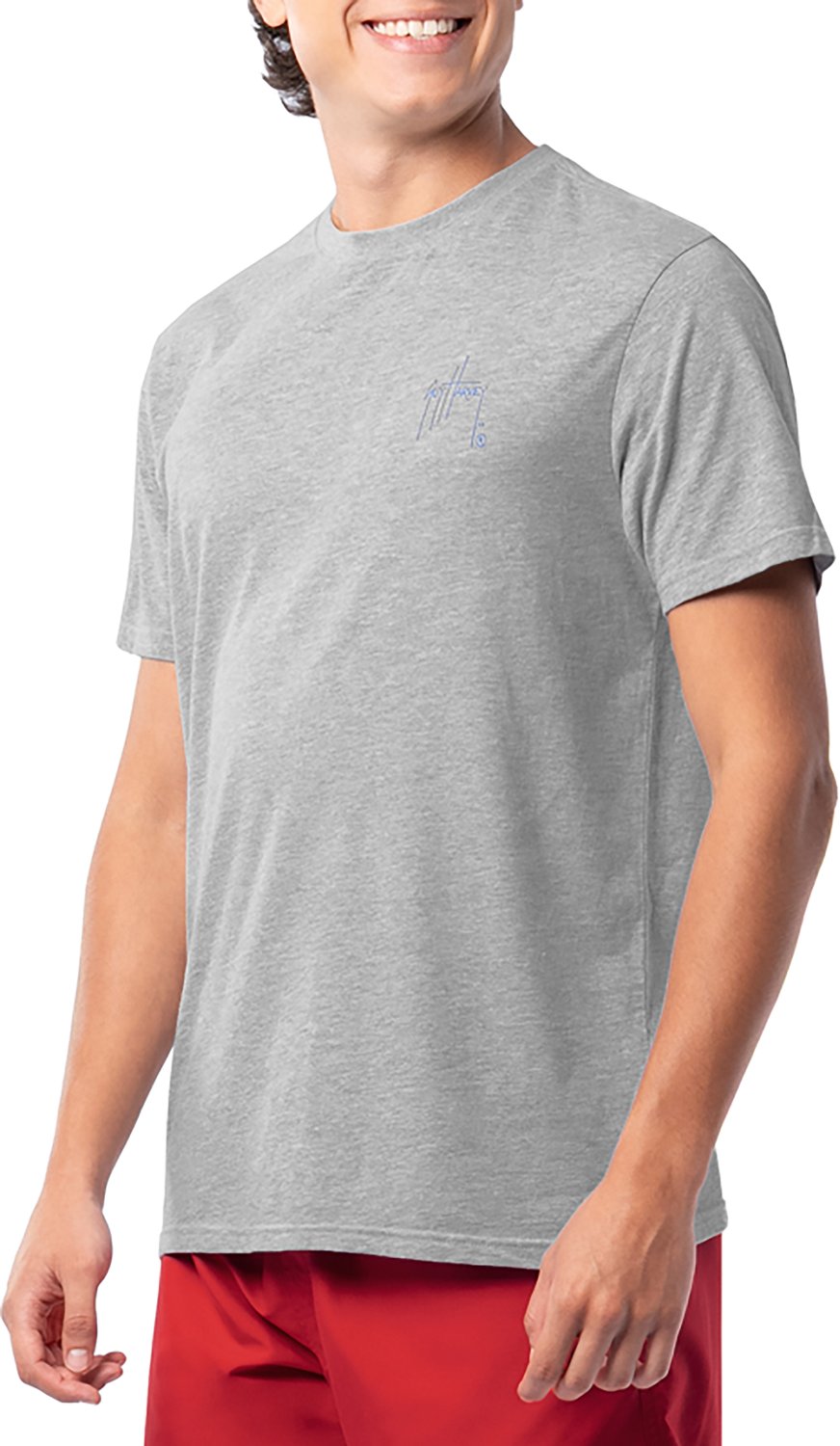 Guy Harvey Men’s Harborlite Patriot GFX T-shirt - view number 2