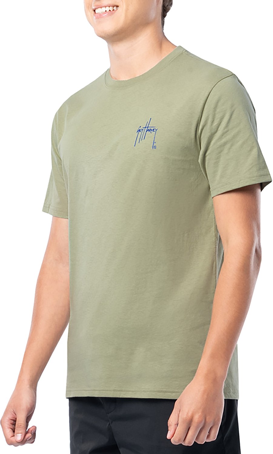 Guy Harvey Men’s Harborlite Trout Wranglers GFX T-shirt - view number 3