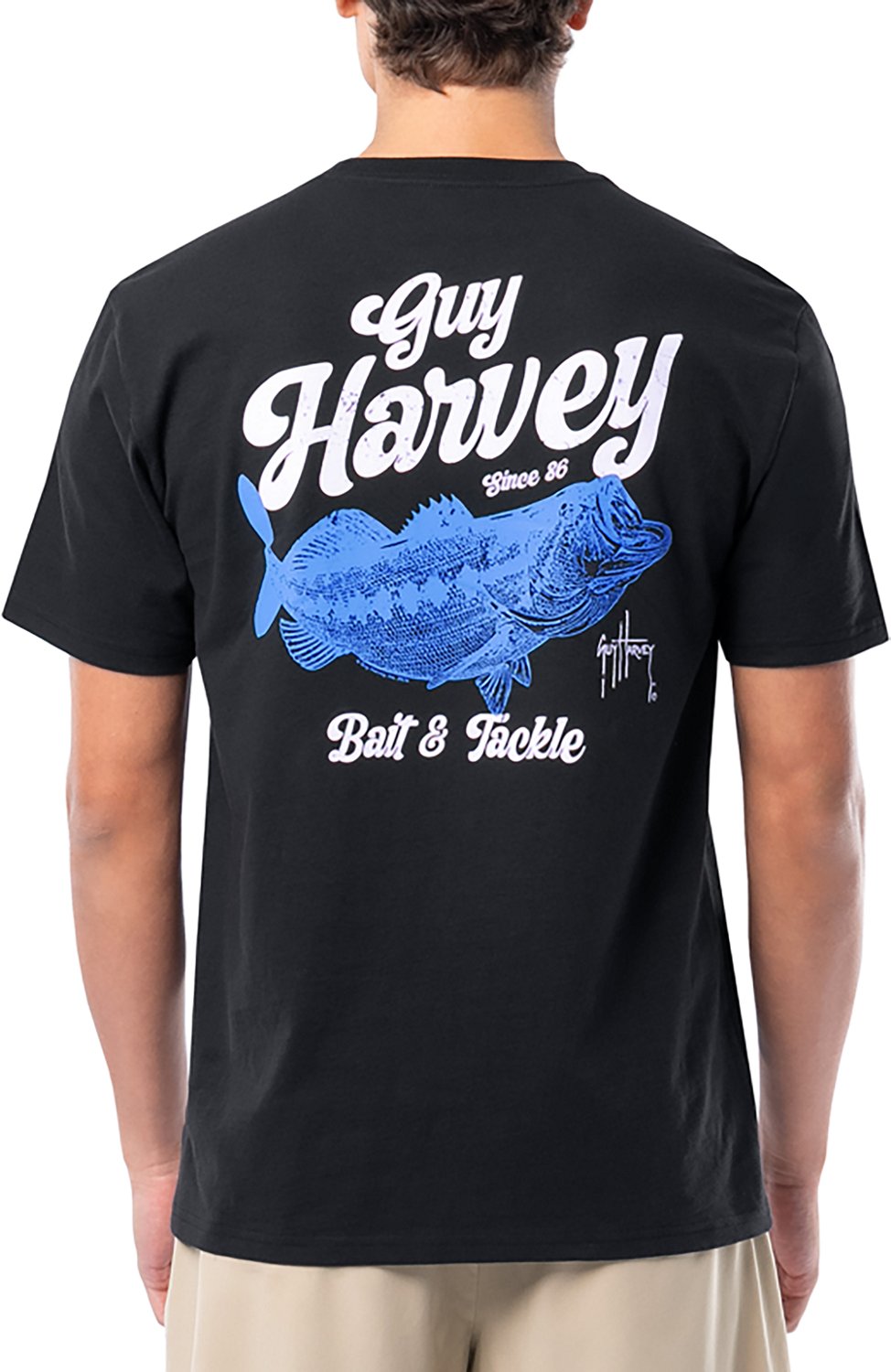 Guy Harvey Men’s Harborlite Bait & Tackle GFX T-shirt - view number 3