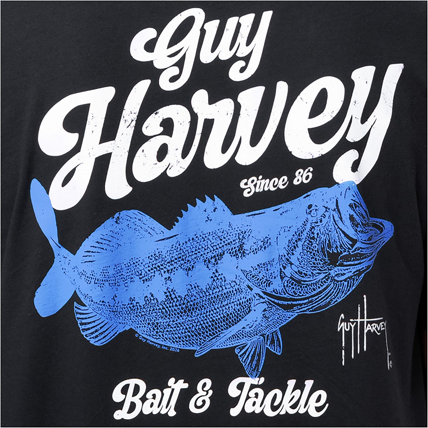 Guy Harvey Men’s Harborlite Bait & Tackle GFX T-shirt - view number 6