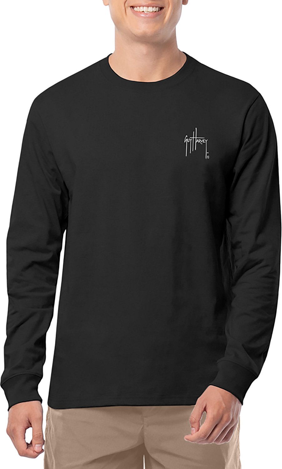 Guy Harvey Men’s Harborlite Rig Masters GFX Long Sleeve T-shirt