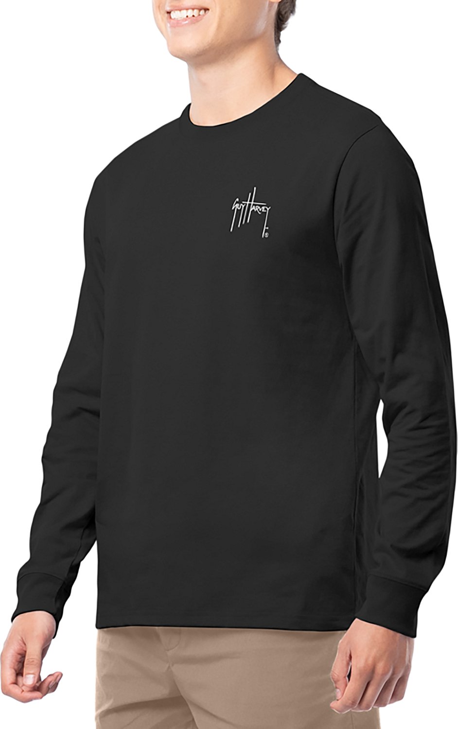 Guy Harvey Men’s Harborlite Rig Masters GFX Long Sleeve T-shirt - view number 2