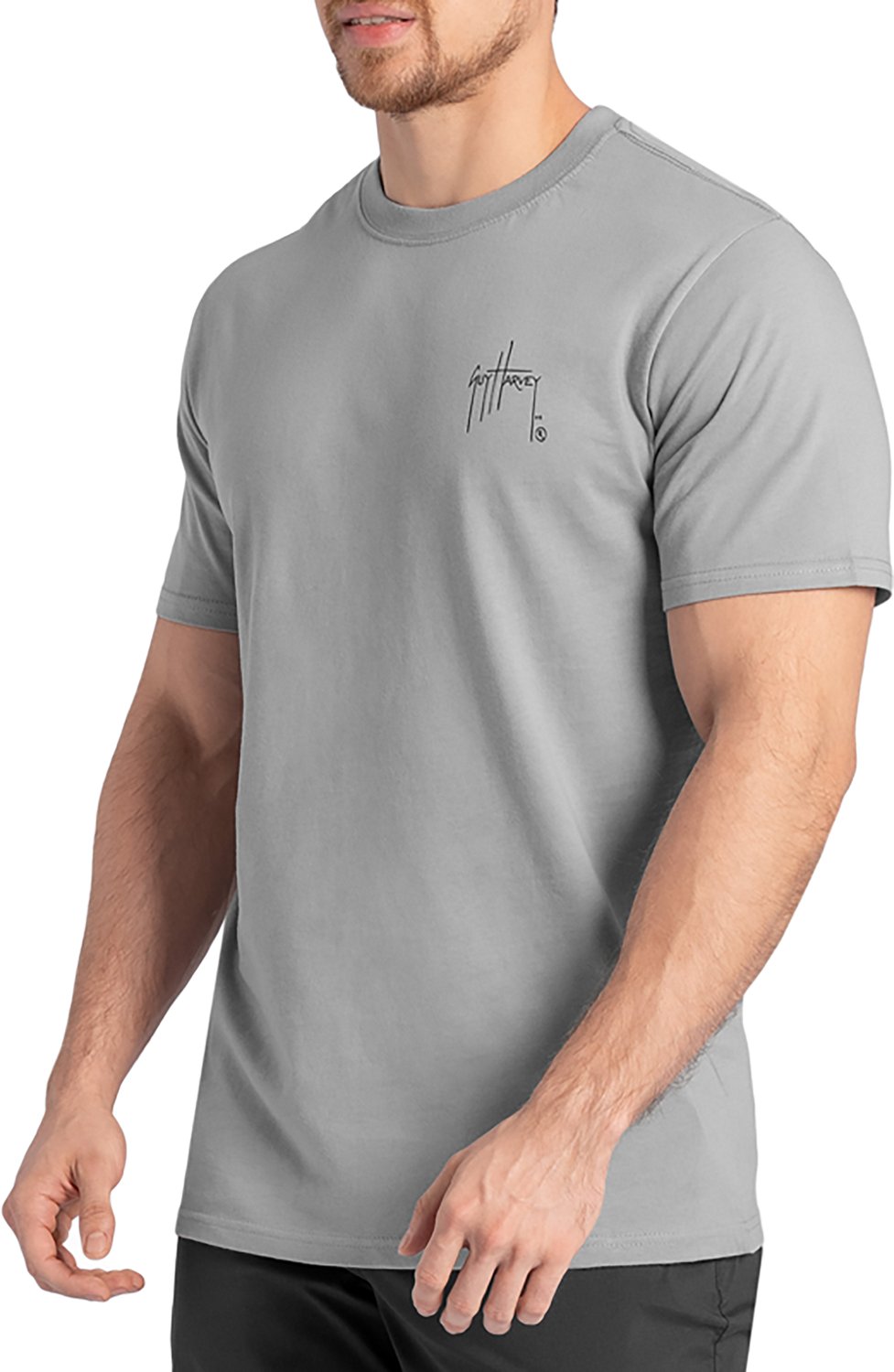 Guy Harvey Men’s OG Brown GFX T-shirt - view number 6