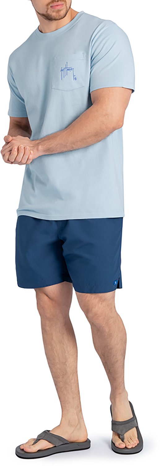 Guy Harvey Men’s OG Bill Collector GFX Pocket T-shirt - view number 4