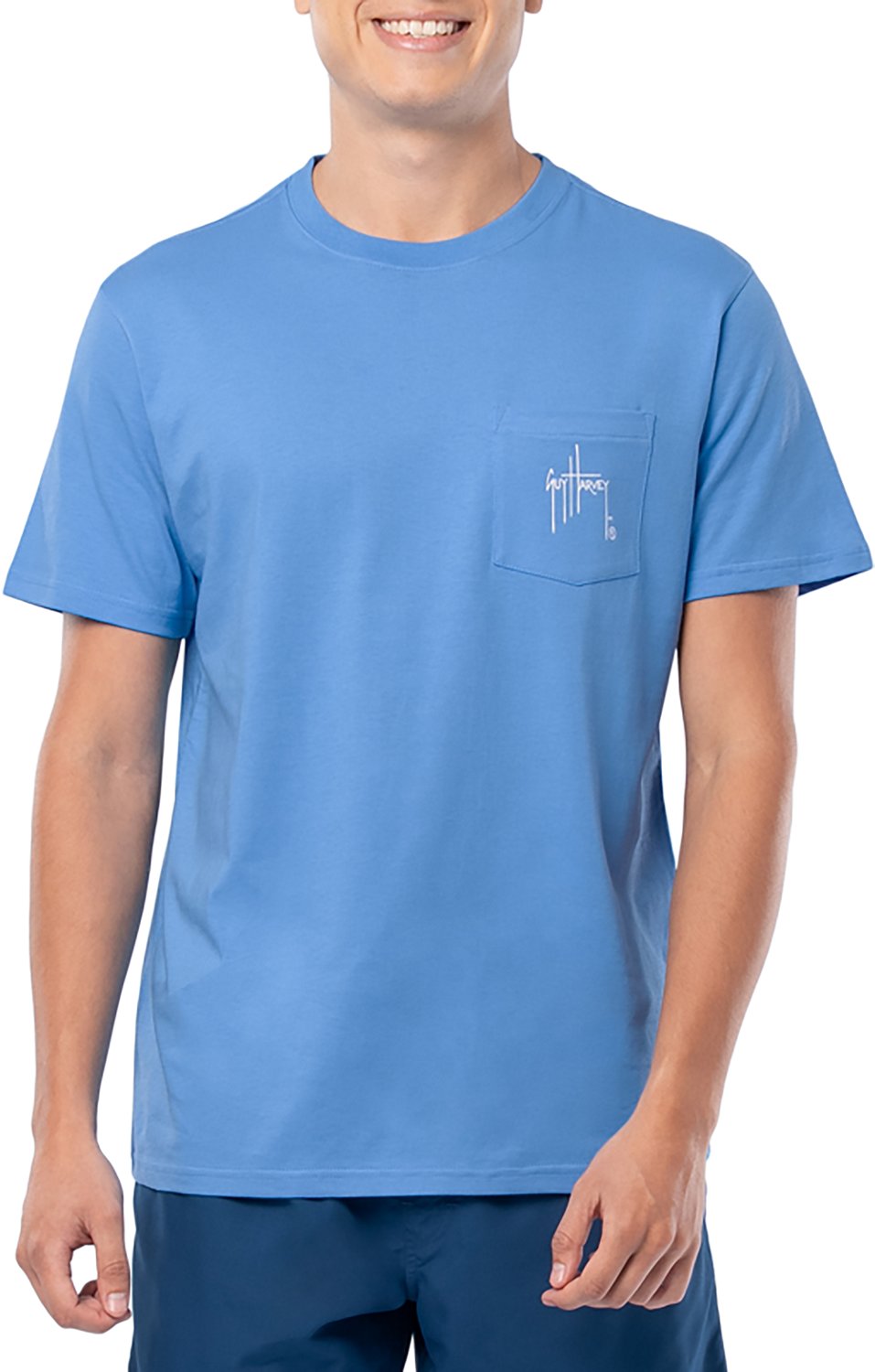 Guy Harvey Men’s OG Sunset GFX Pocket T-shirt