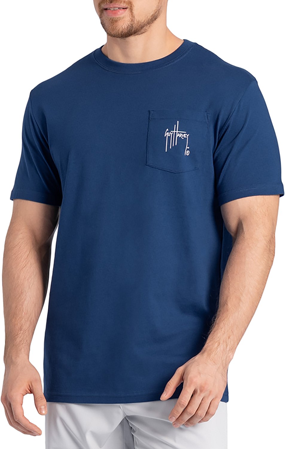 Guy Harvey Men’s OG Trout Slam GFX Pocket T-shirt - view number 2