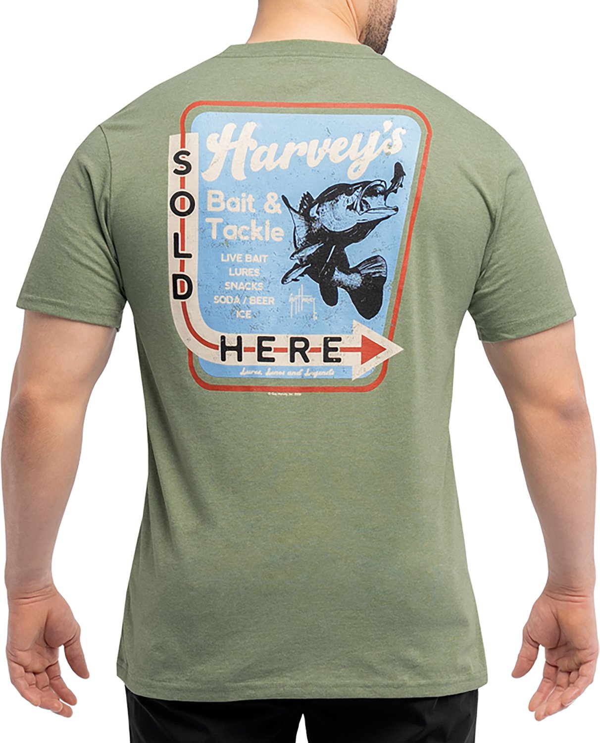 Guy Harvey Men’s OG Threadcycled Vintage Tackle GFX T-shirt - view number 3