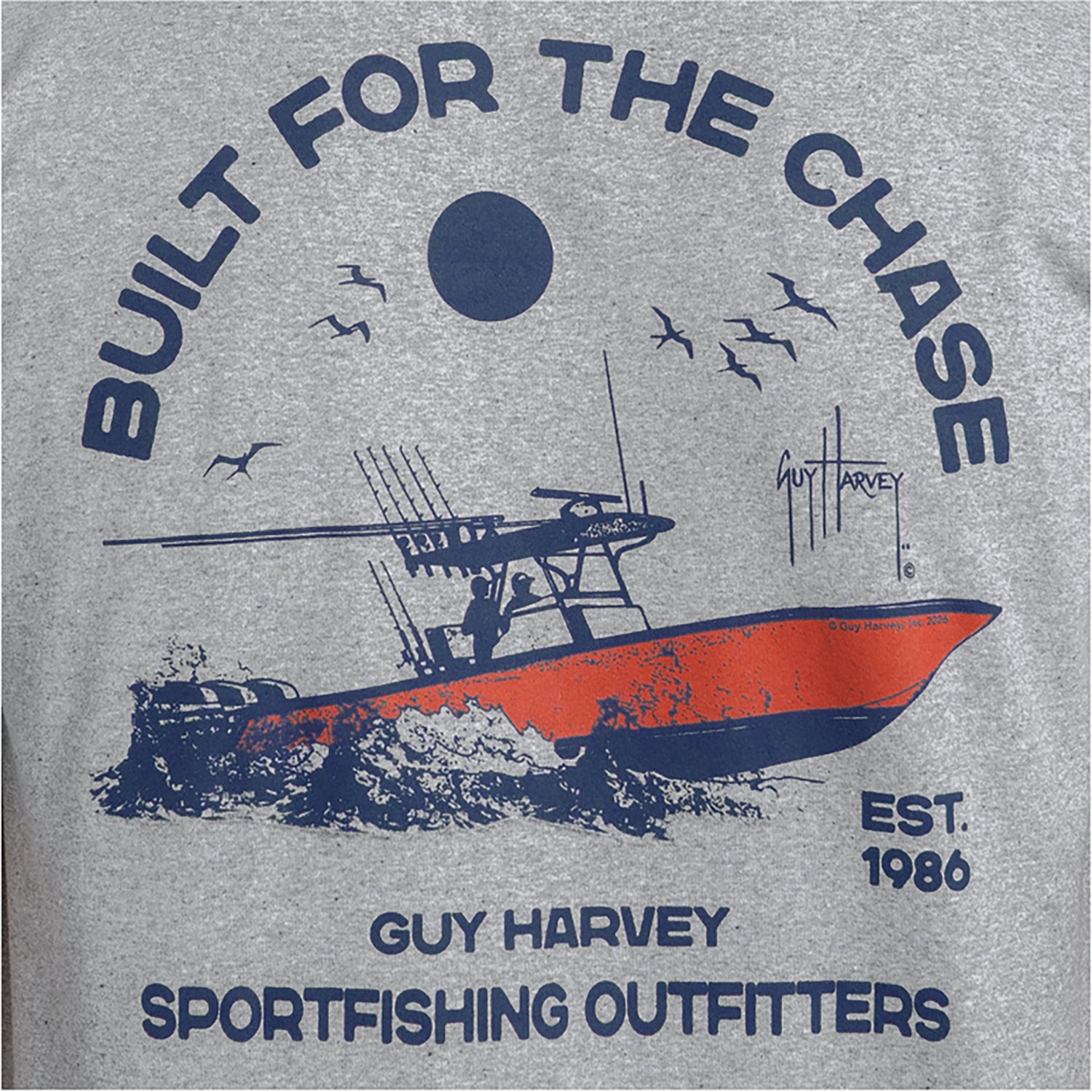 Guy Harvey Men’s OG Threadcycled Built for the Chase GFX T-shirt - view number 6