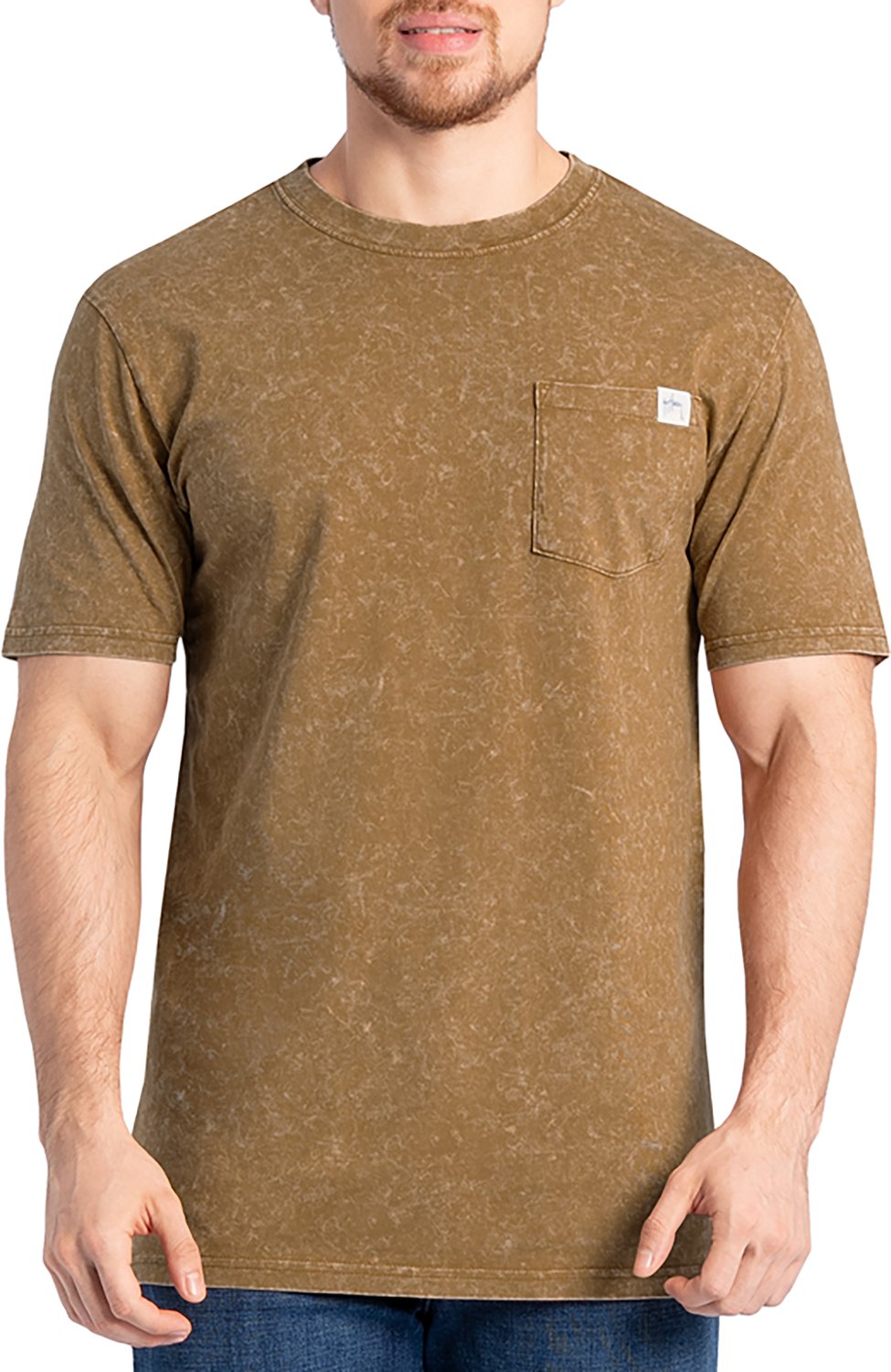 Guy Harvey Men’s Coastal Wash The Fifty Club GFX Pocket T-shirt