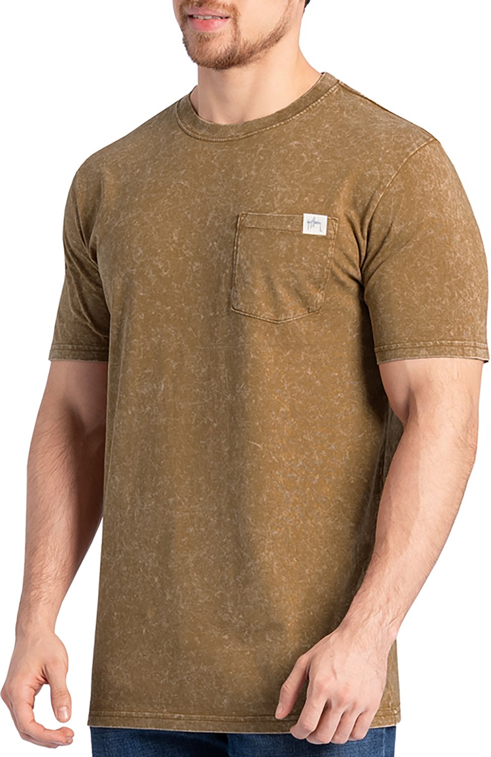 Guy Harvey Men’s Coastal Wash The Fifty Club GFX Pocket T-shirt - view number 2