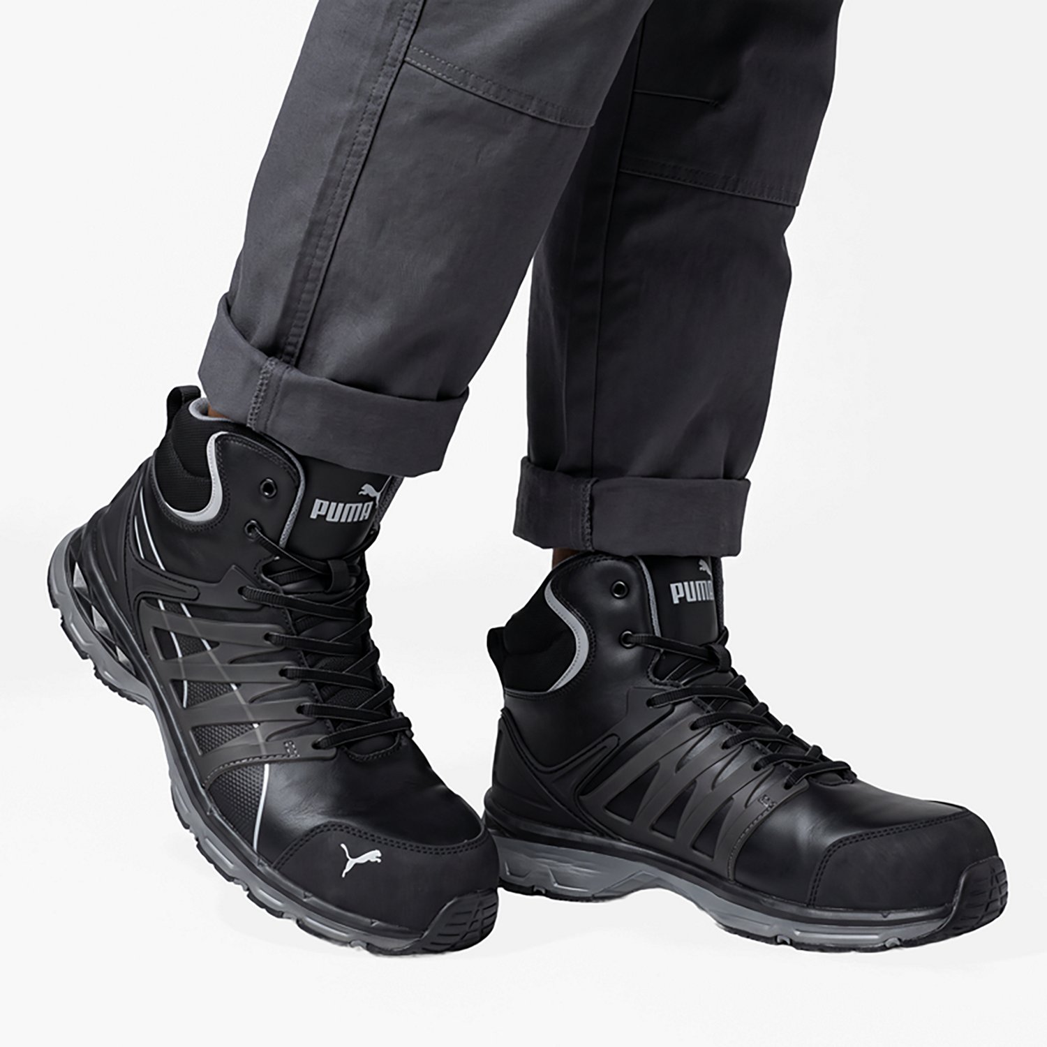 PUMA Men's Motion Protect Velocity SR Mid 2.0 Composite Toe Safety Shoes - view number 7