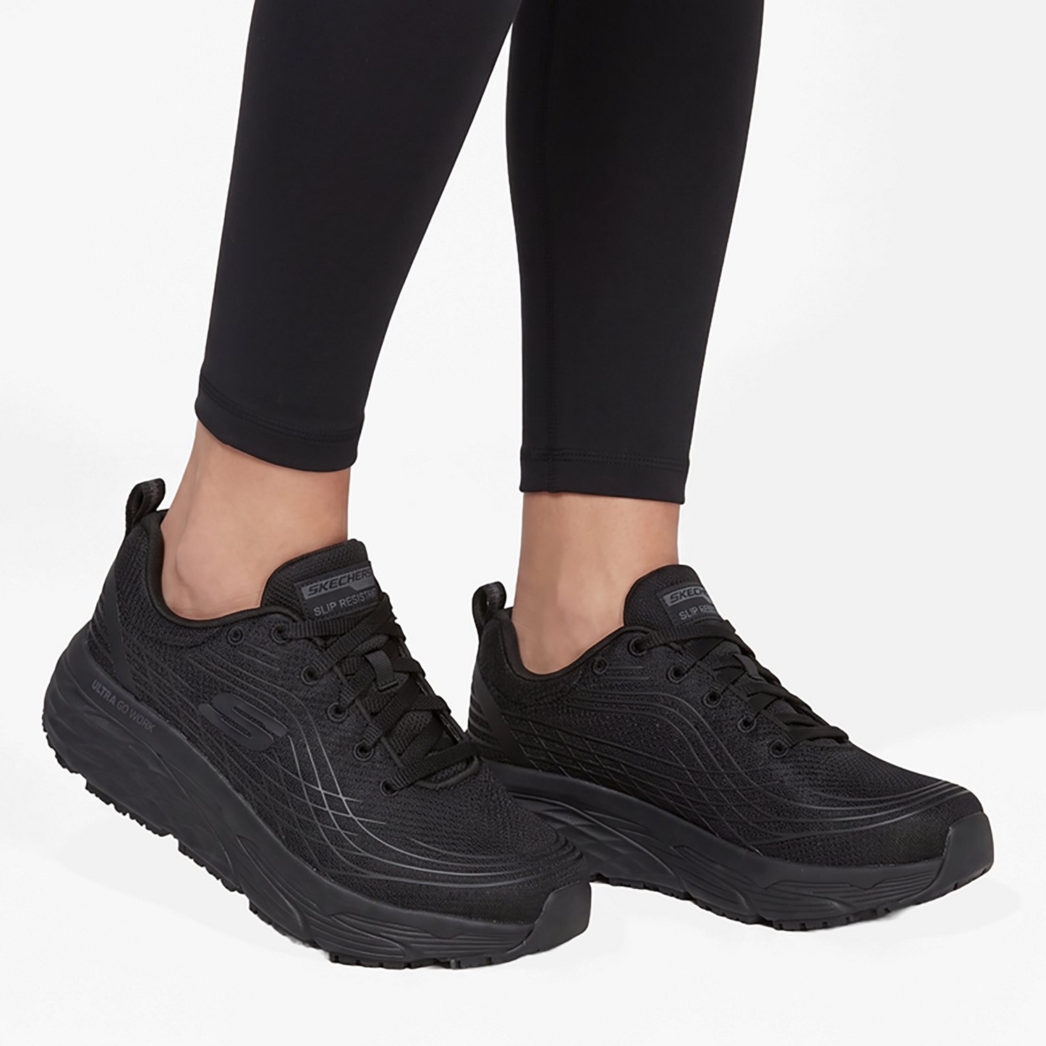 SKECHERS Women’s Max Cushioning Elite SR Relaxed Fit Work Shoes - view number 6