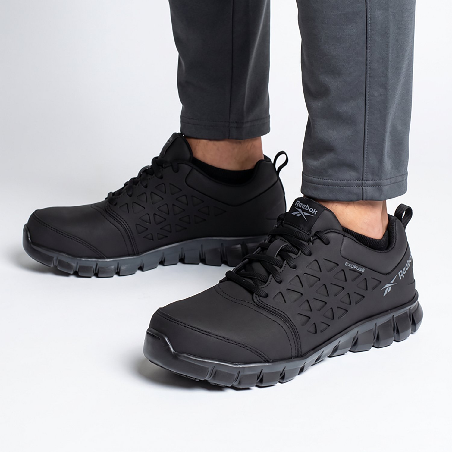 Reebok Men's ExoFuse Sublite Cushion Composite Toe EH Rated Work Shoes - view number 6