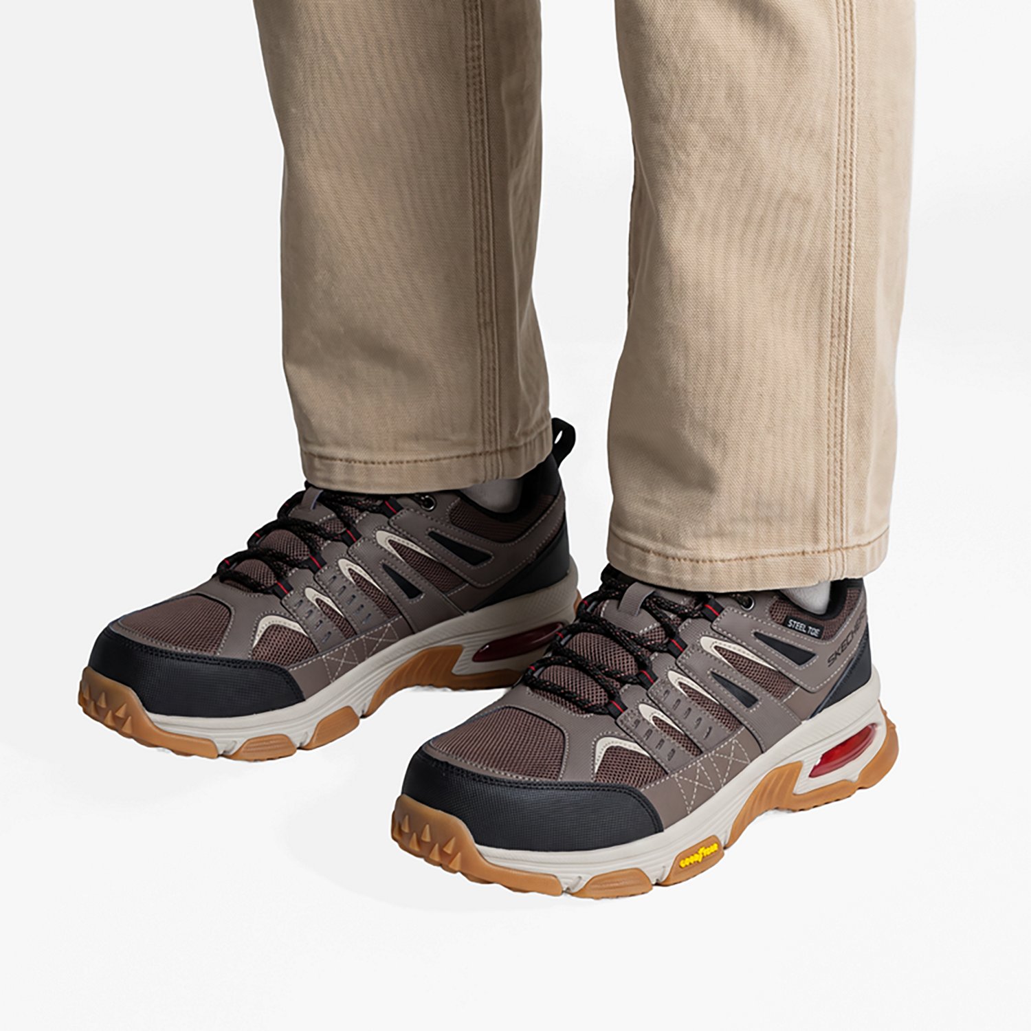 SKECHERS Men's Goodyear Air Envoy Steel Toe Work Boots - view number 6