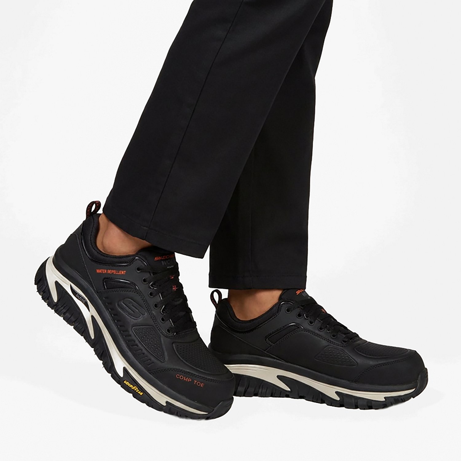 SKECHERS Men's Arch Fit Road Walker Work Shoes - view number 6