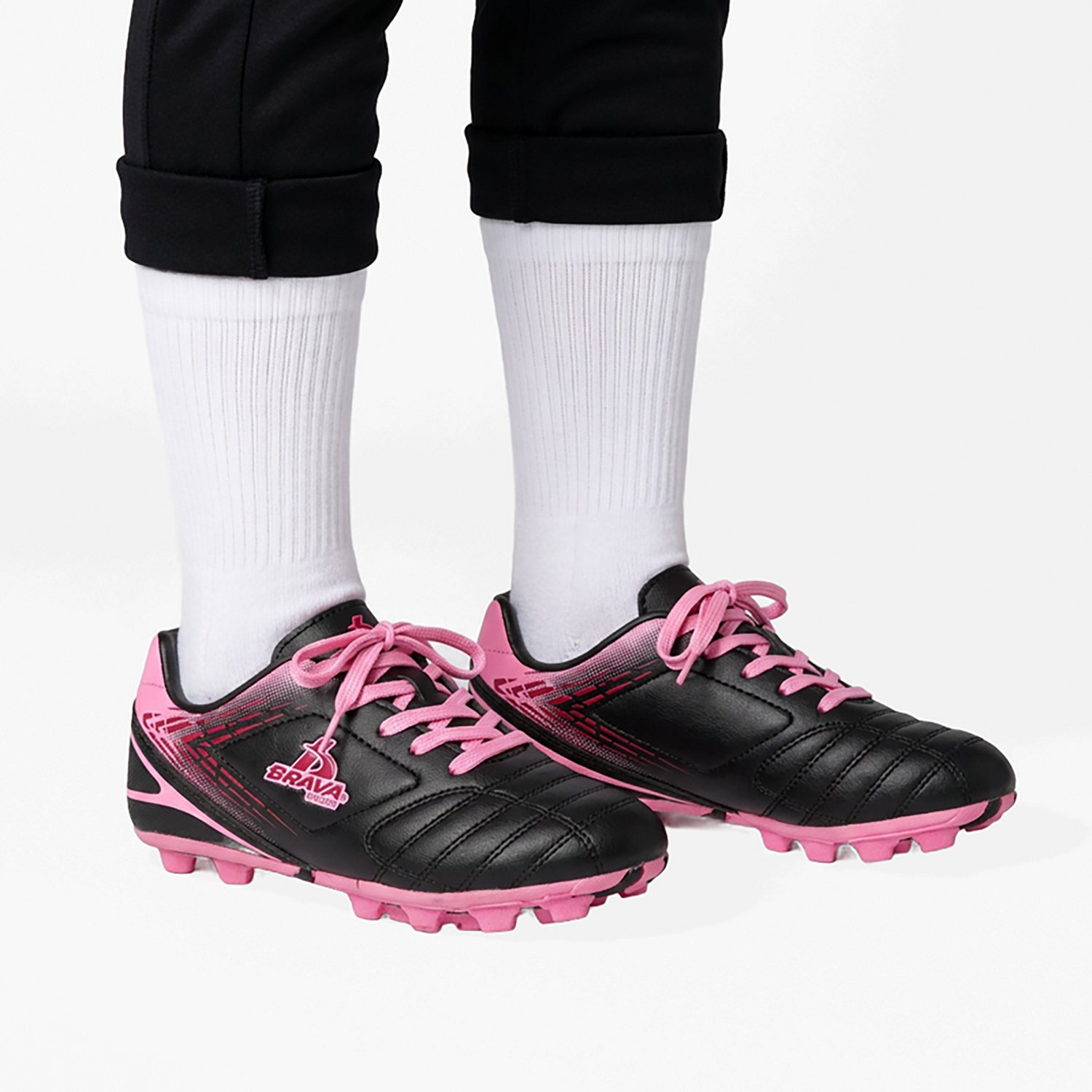 Brava Soccer Girls' Racer III Soccer Cleats - view number 5