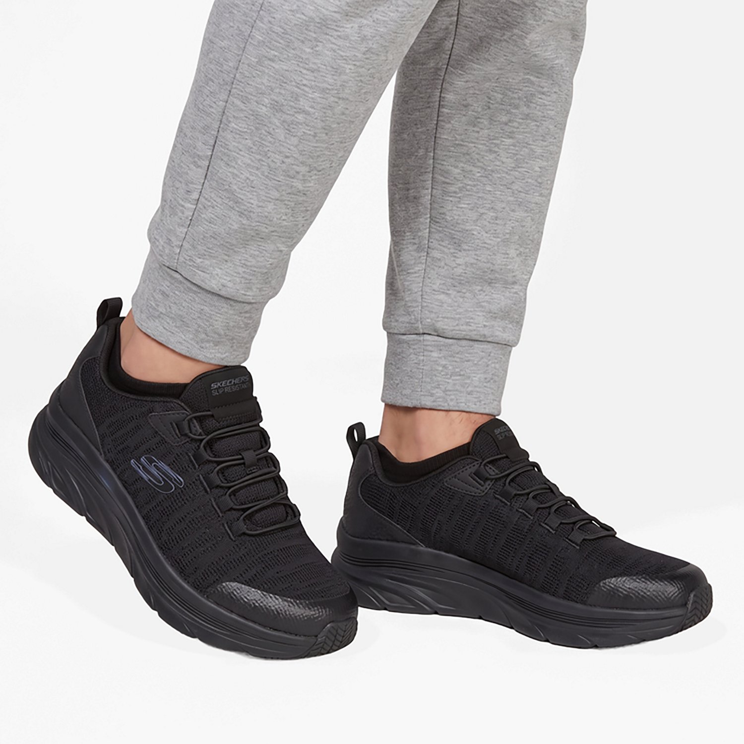 SKECHERS Men's D'Lux Walker Service Work Shoes - view number 6