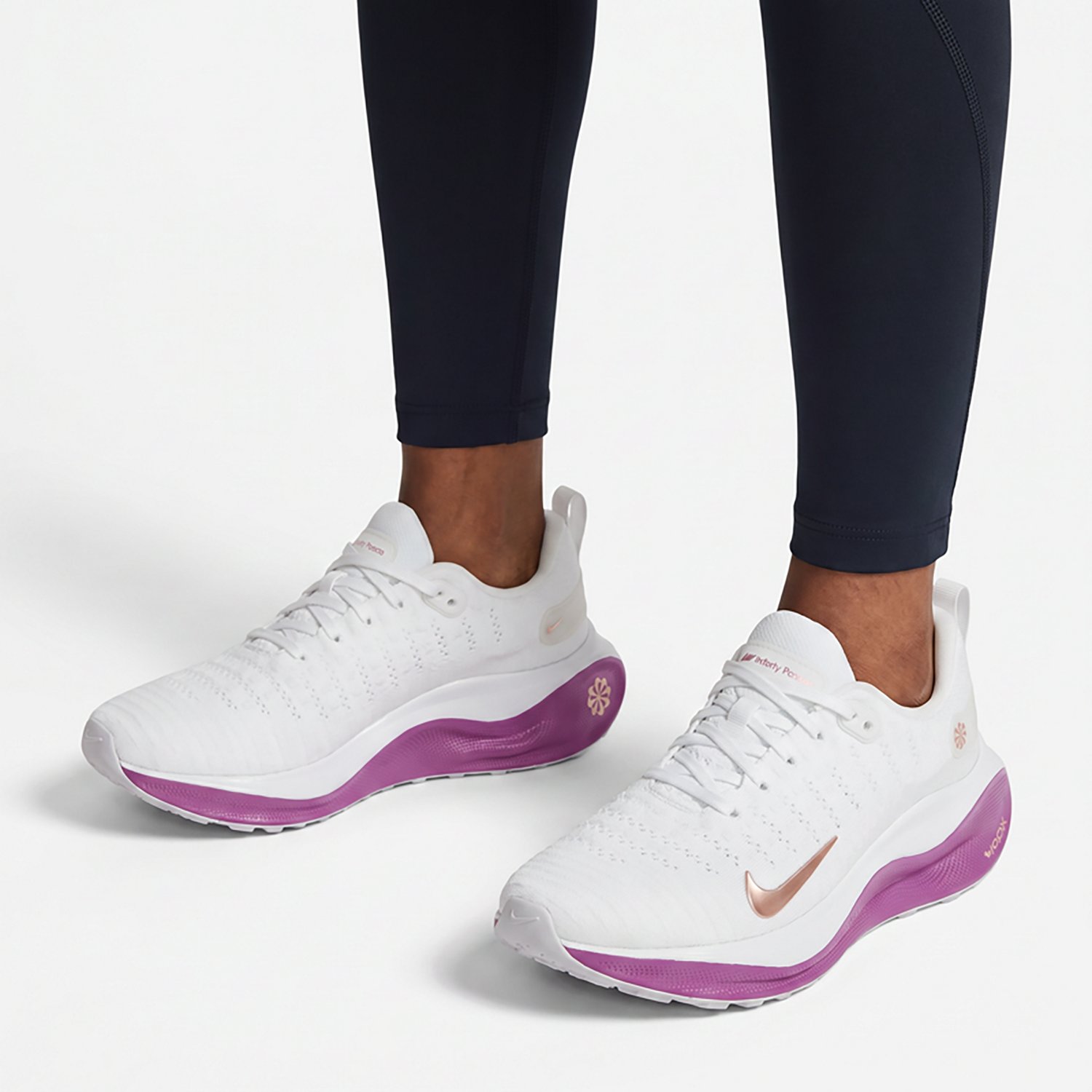 Nike Women's React Infinity Run Flyknit 4 Running Shoes - view number 5