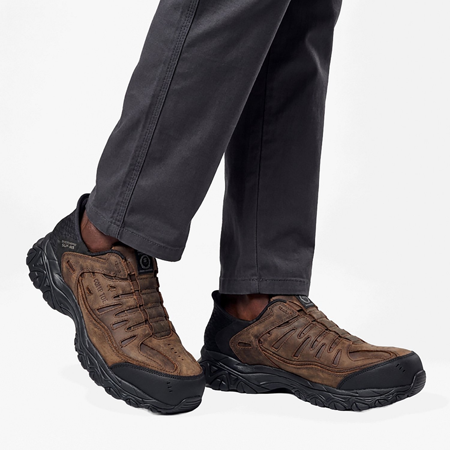 SKECHERS Men's Holdredge Ryker Safety Toe Work Shoes - view number 6