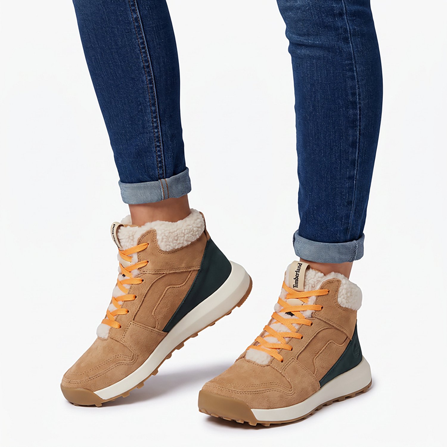 Timberland Women's Retro Swift Sherpa Suede Shoes - view number 7