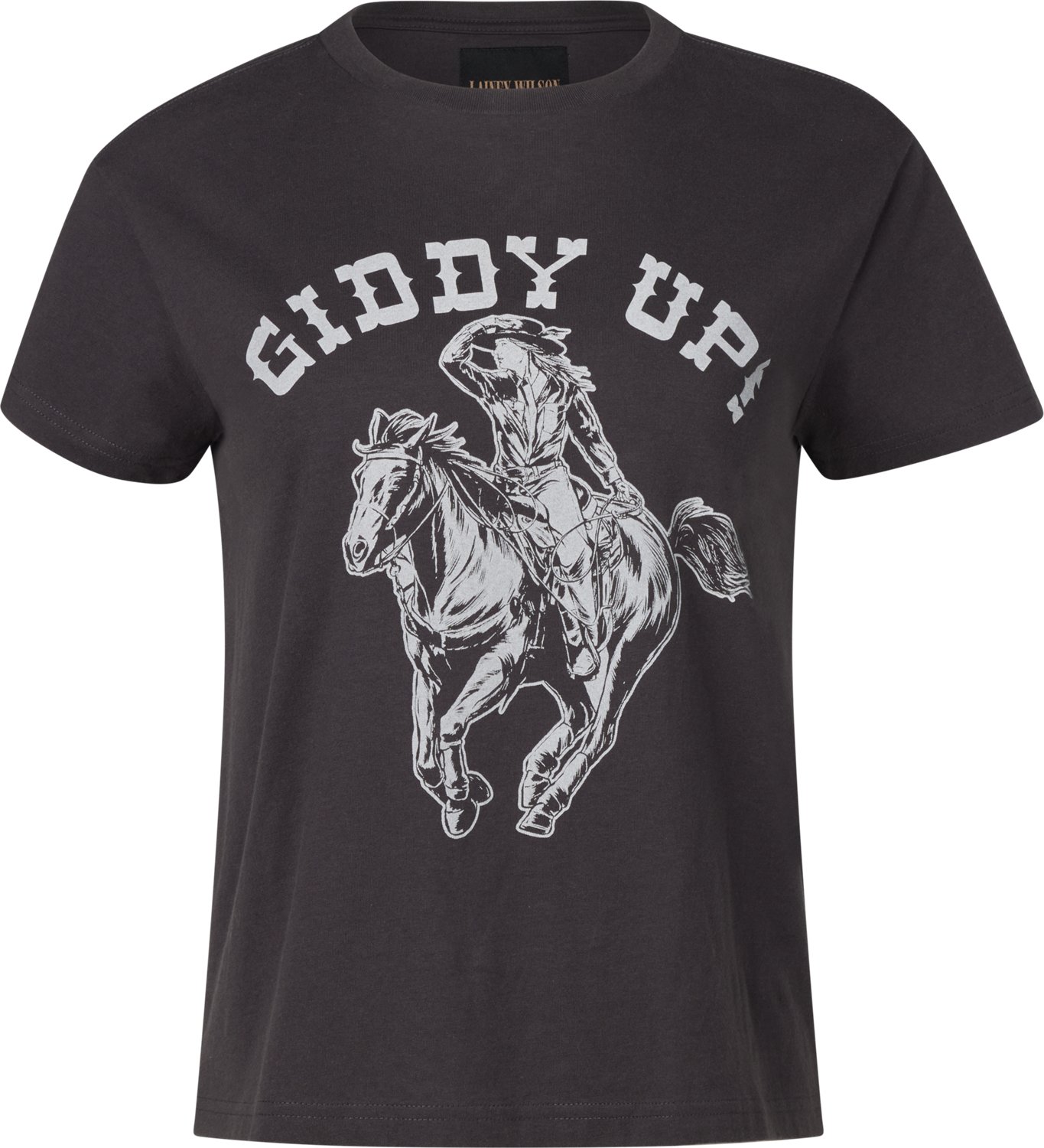 Wrangler Women's Lightweight Giddy Up Graphic T-shirt